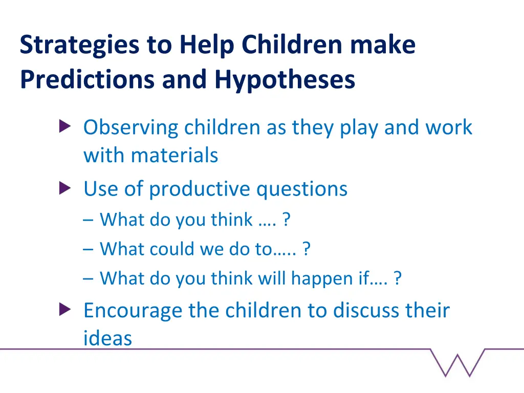 strategies to help children make predictions