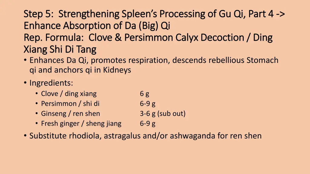 step 5 strengthening spleen s processing 4