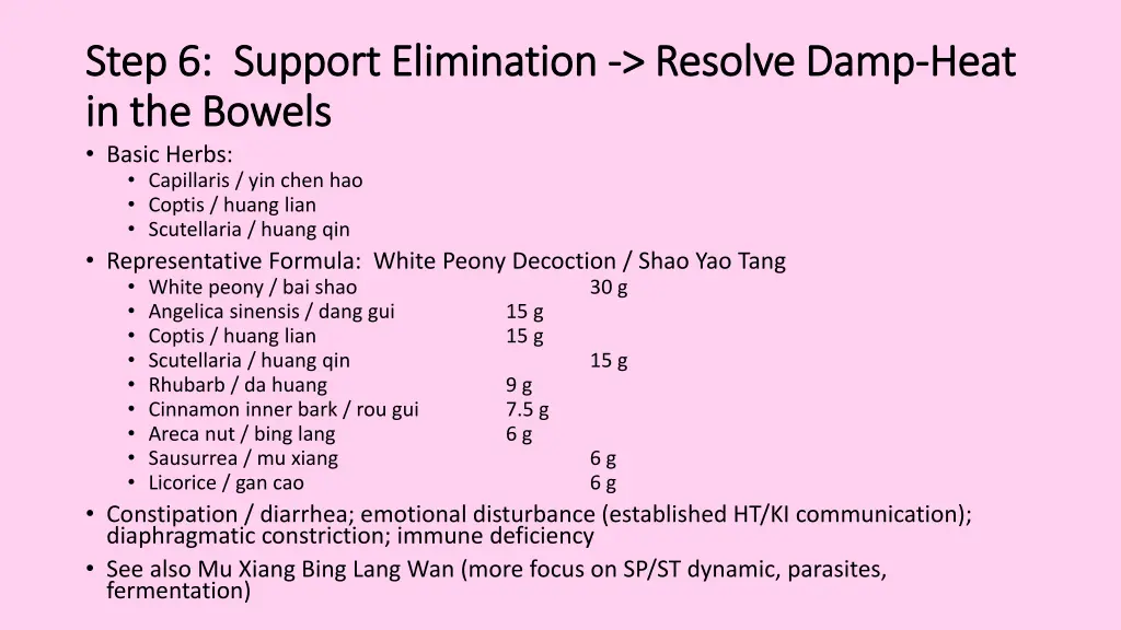 step 6 support elimination step 6 support