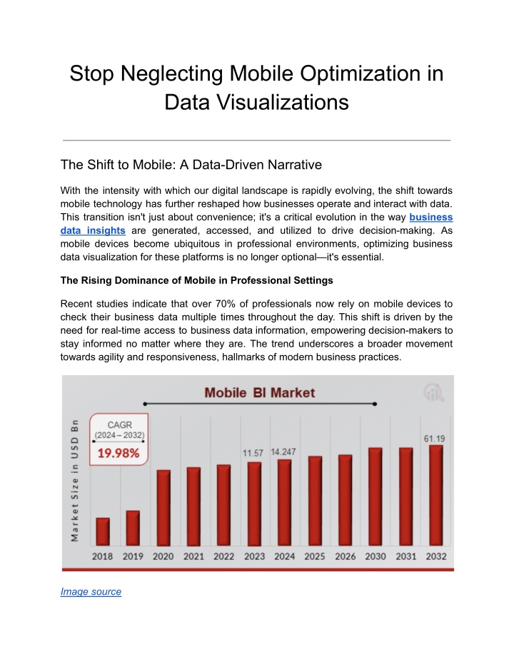 stop neglecting mobile optimization in data