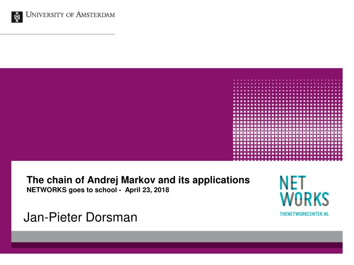 the chain of andrej markov and its applications