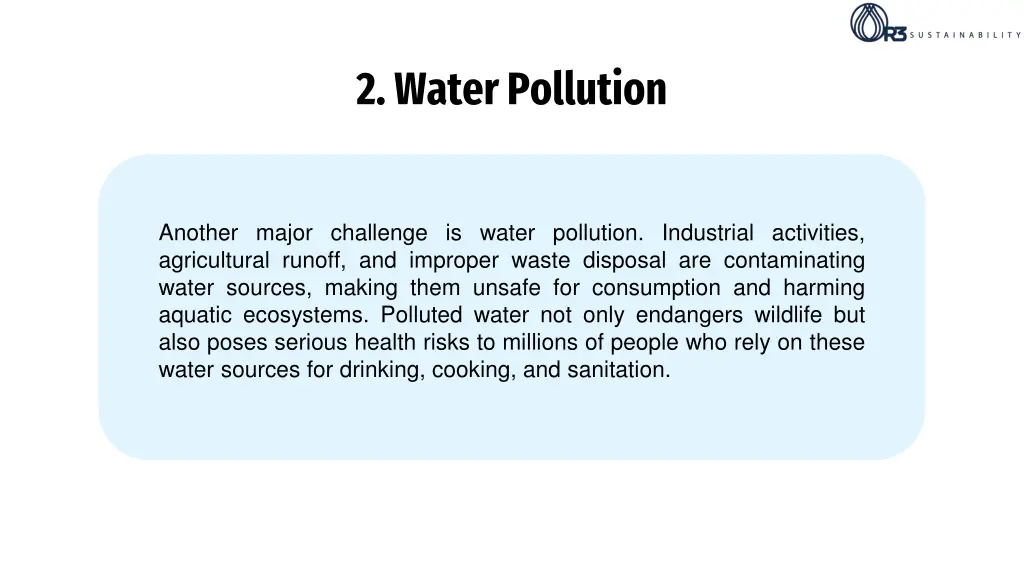 2 water pollution