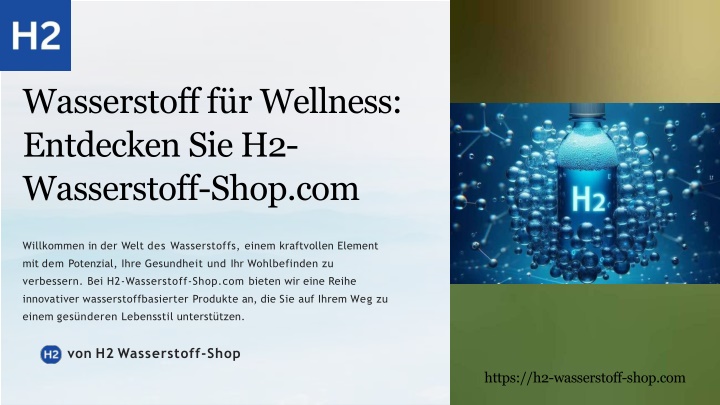 wasserstoff f r wellness entdecken