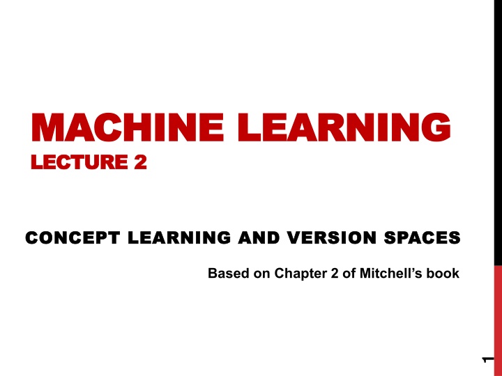 machine learning machine learning lecture