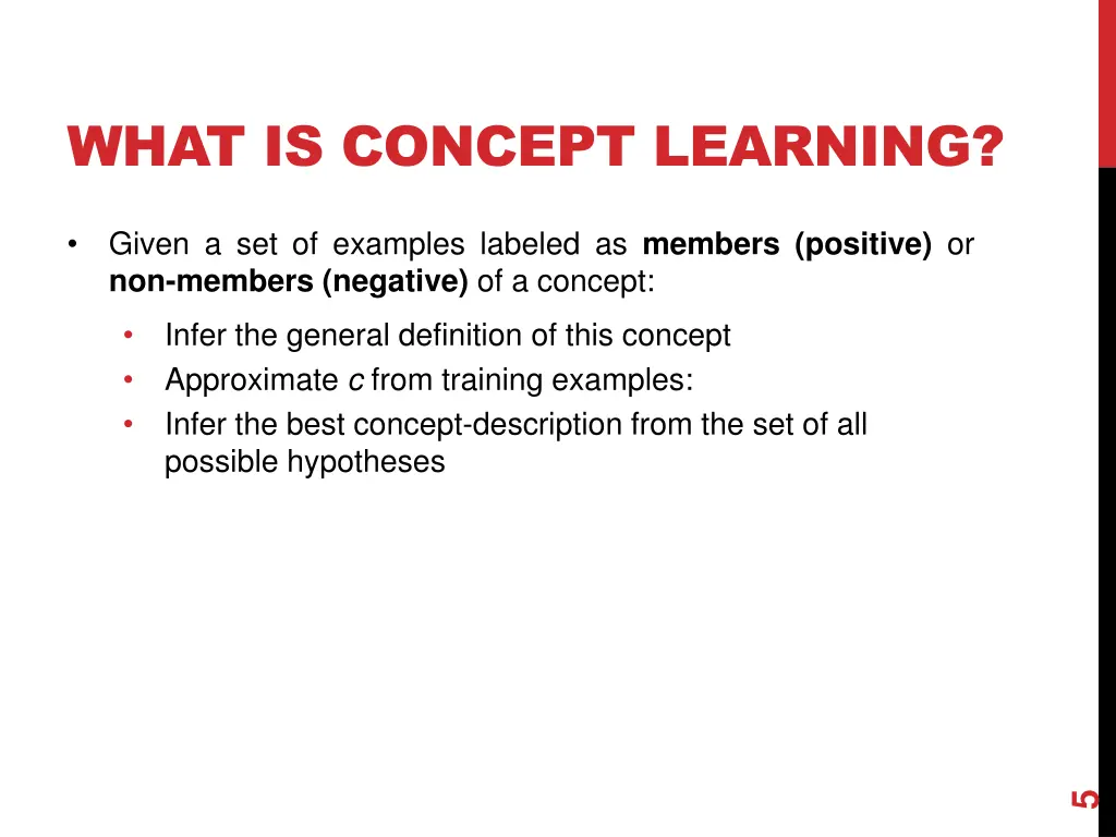 what is concept learning