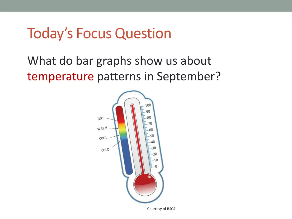 today s focus question