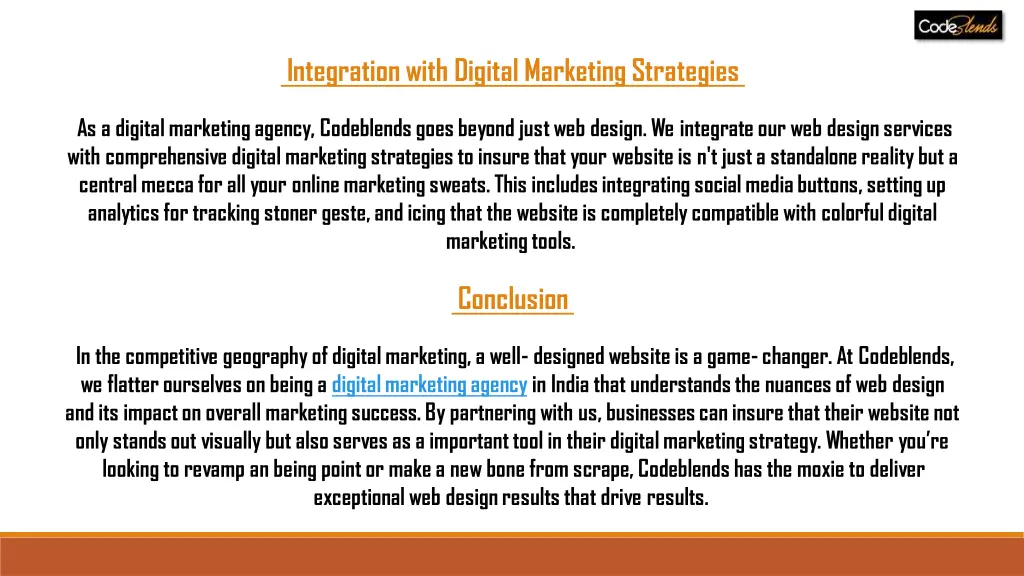 integration with digital marketing strategies