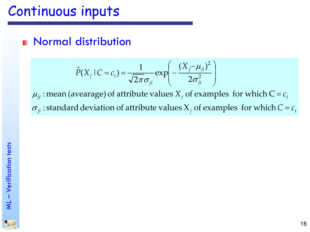 continuous inputs