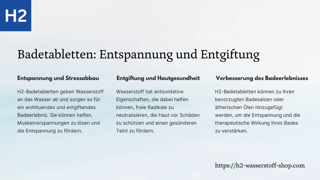 badetabletten entspannung und entgiftung