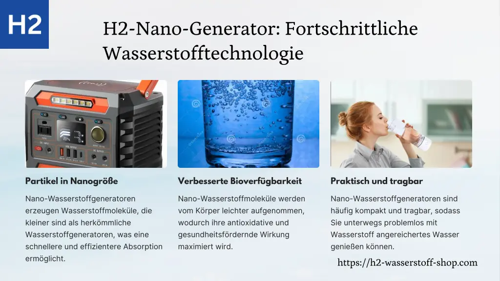 h2 nano generator fortschrittliche