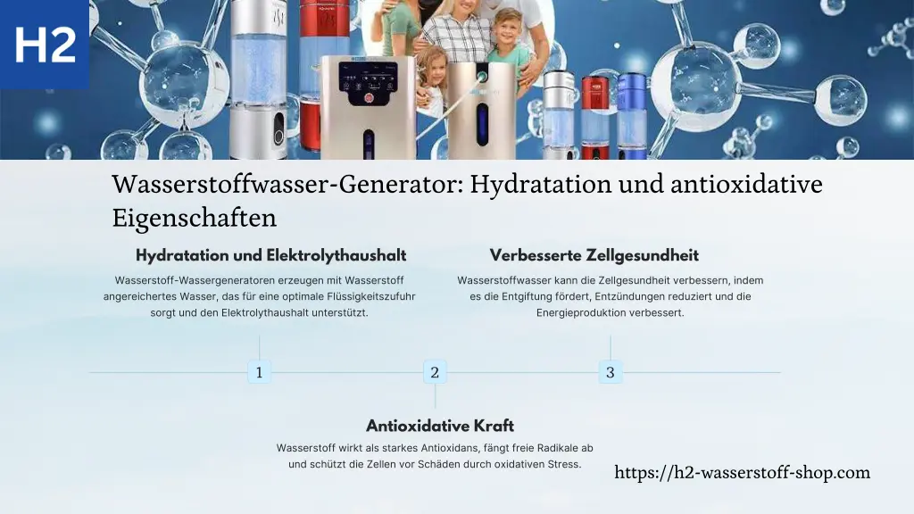 wasserstoffwasser generator hydratation