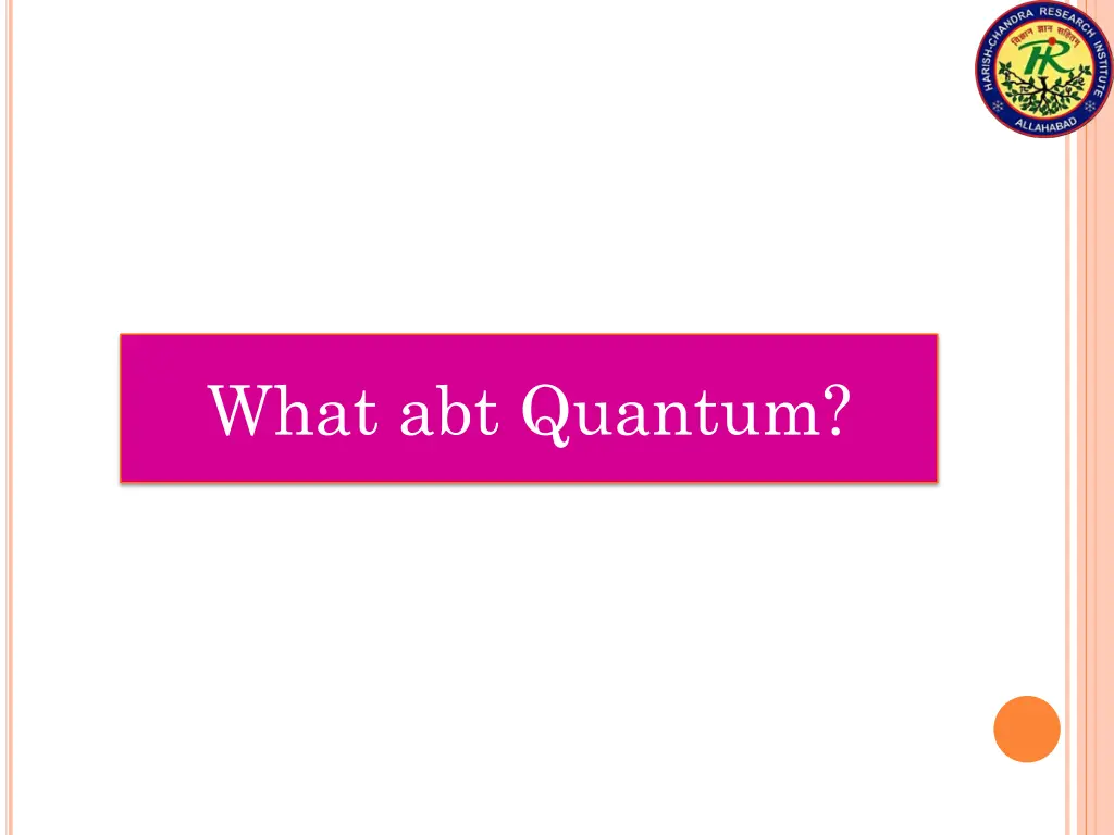 what abt quantum