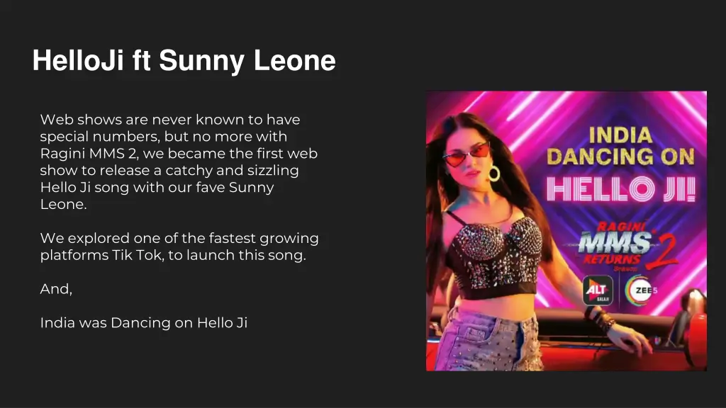 helloji ft sunny leone