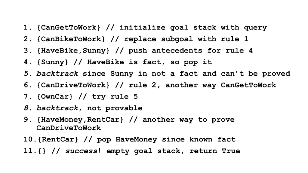 1 cangettowork initialize goal stack with query