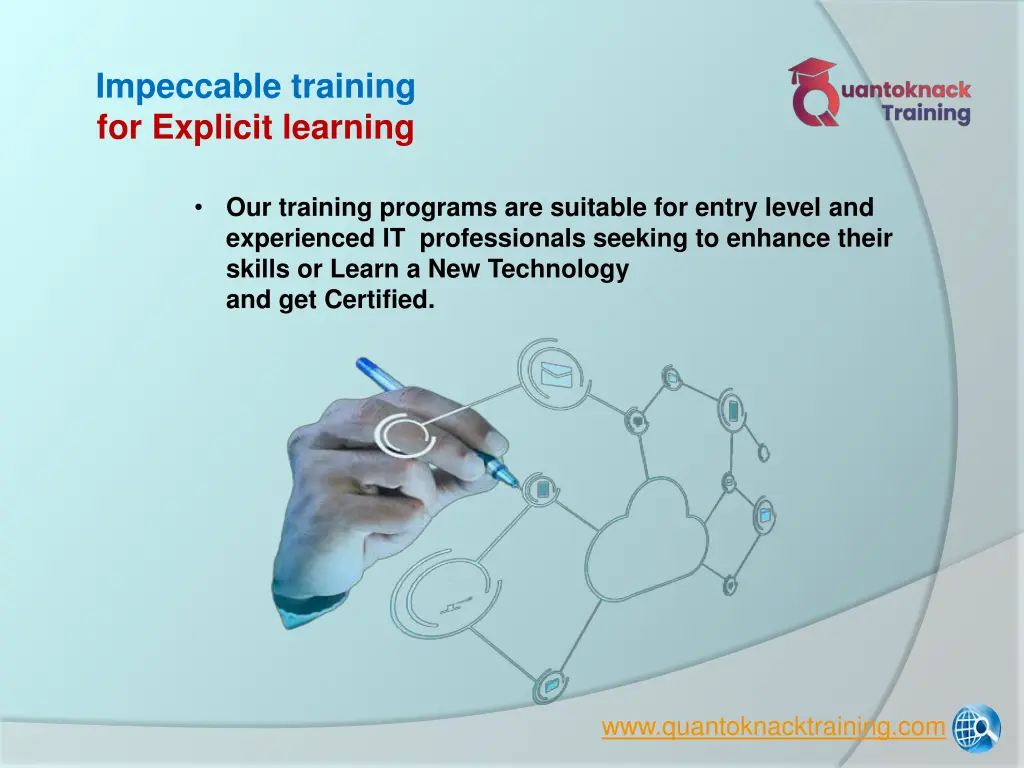 impeccable training for explicit learning