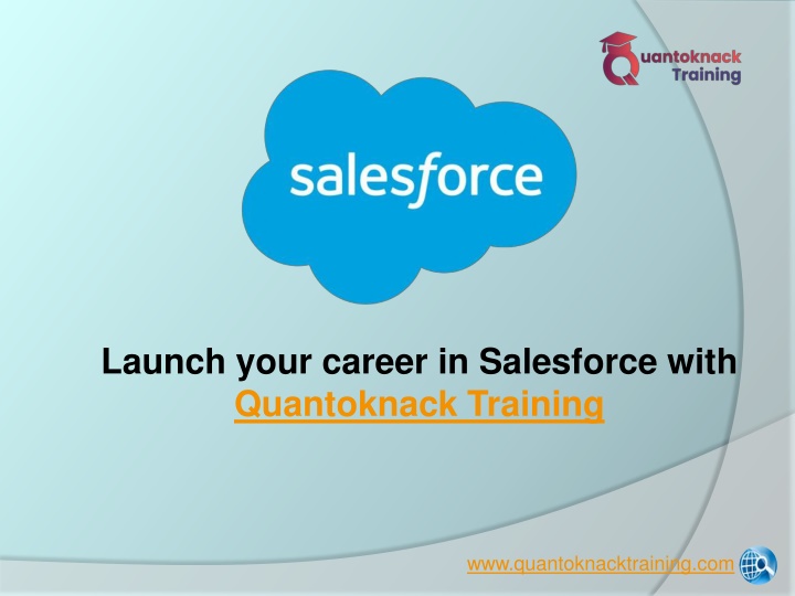 launch your career in salesforce with quantoknack