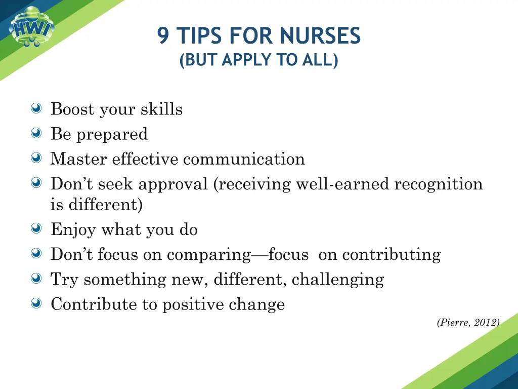 9 tips for nurses but apply to all