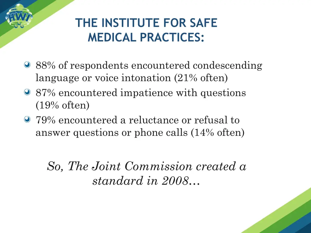 the institute for safe medical practices