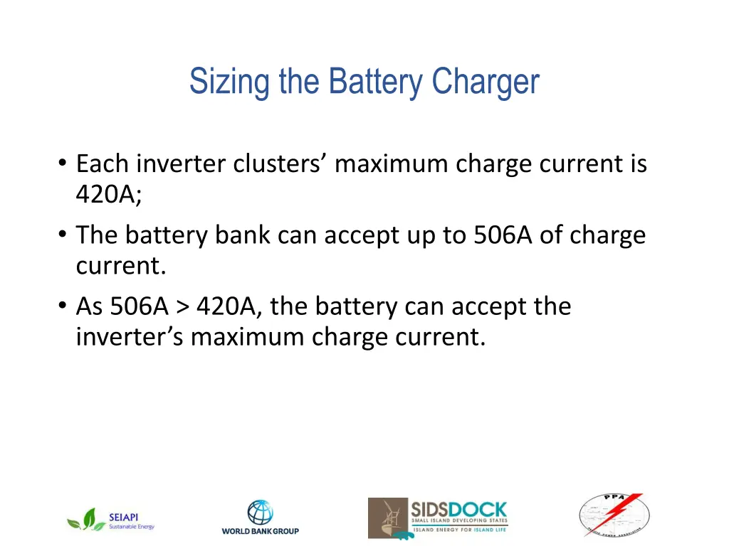 sizing the battery charger 3