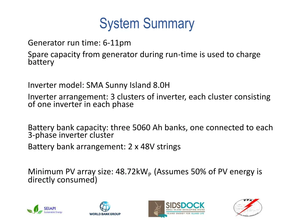 system summary