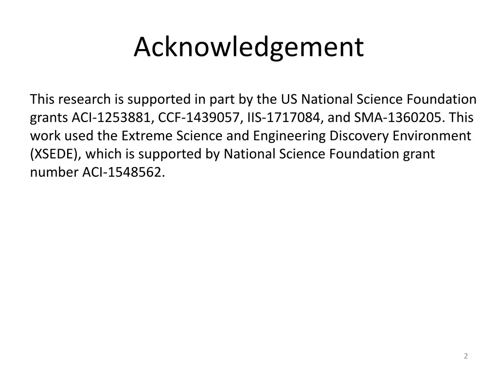 acknowledgement