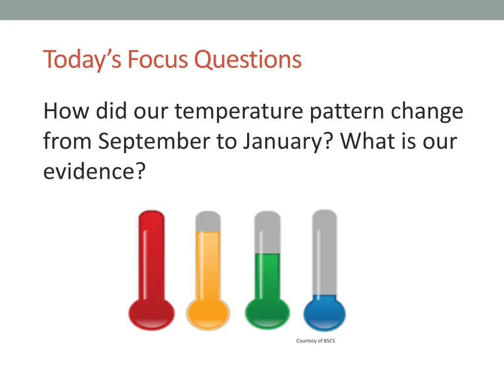 today s focus questions