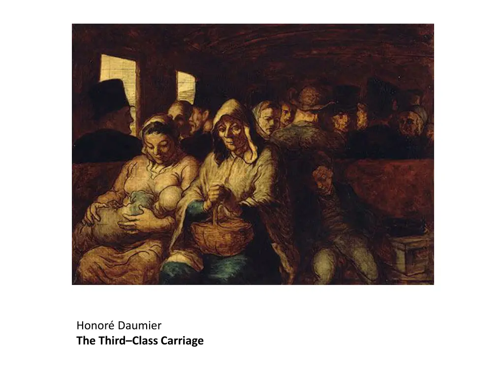 honor daumier the third class carriage