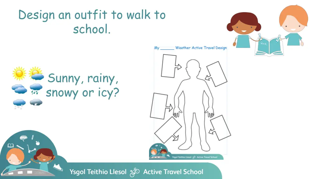 design an outfit to walk to school