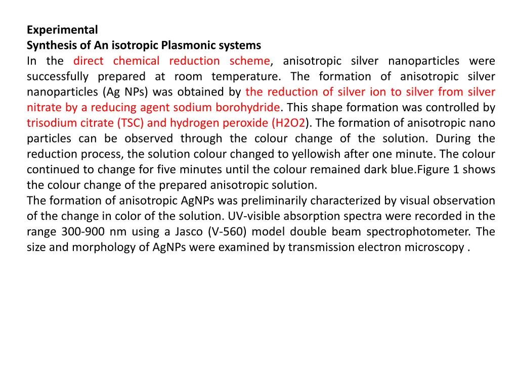 experimental synthesis of an isotropic plasmonic