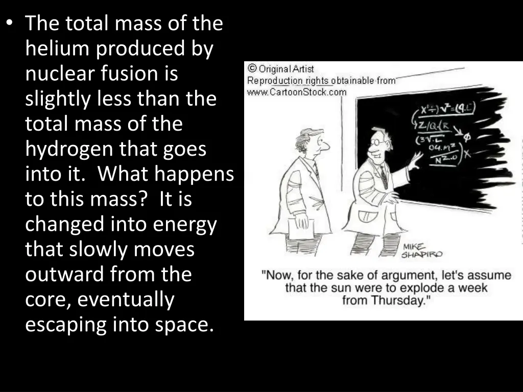 the total mass of the helium produced by nuclear