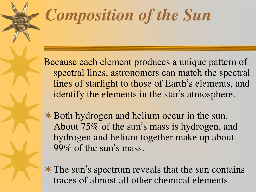 composition of the sun 1