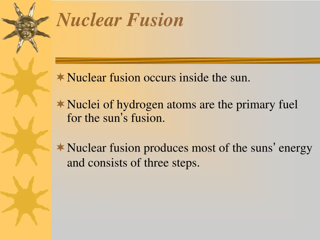 nuclear fusion