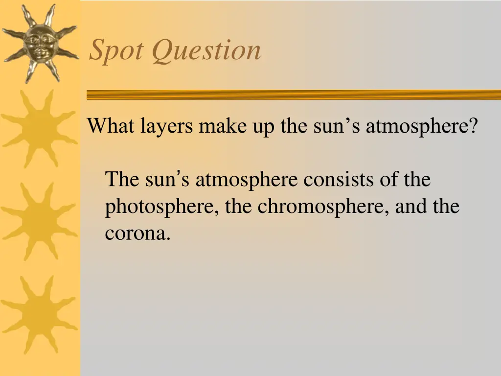 spot question 1