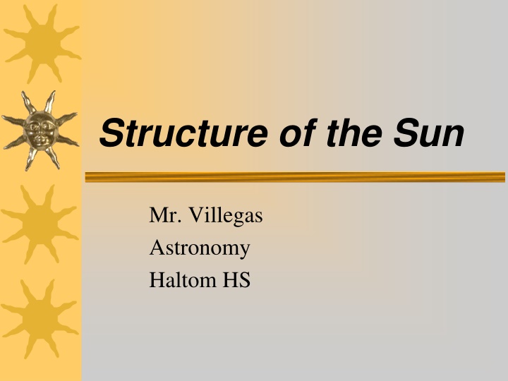 structure of the sun