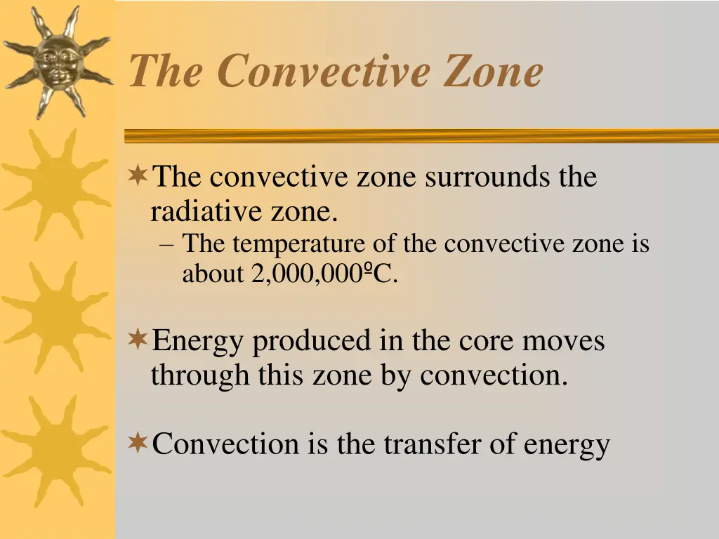 the convective zone