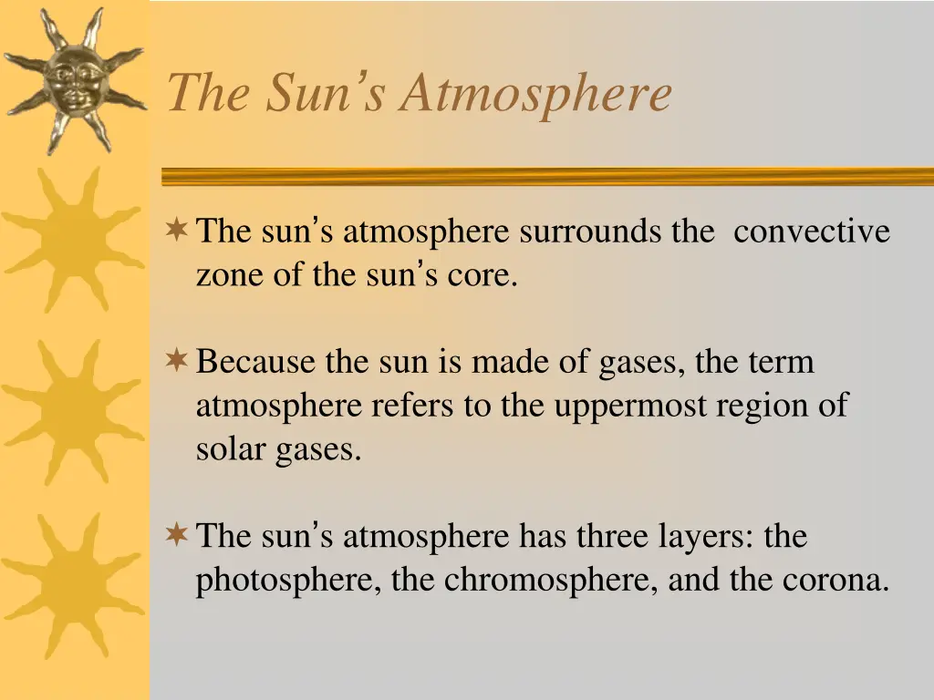 the sun s atmosphere