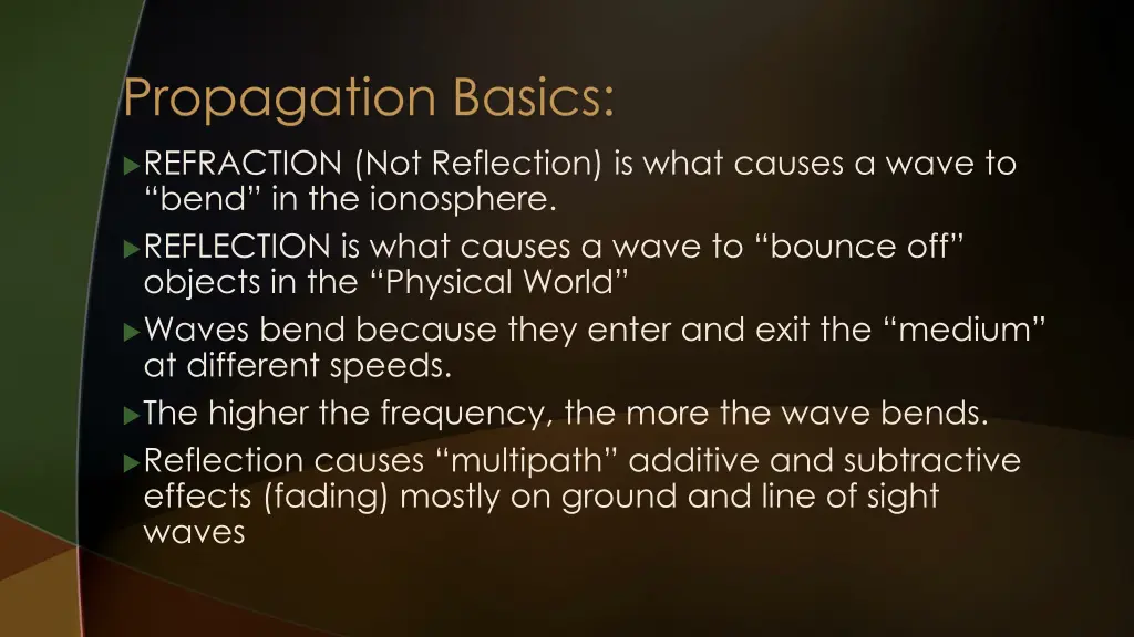 propagation basics 3