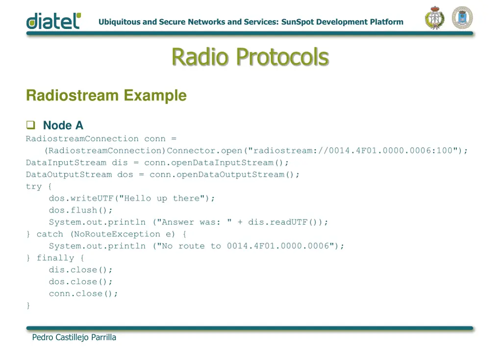 ubiquitous and secure networks and services 17