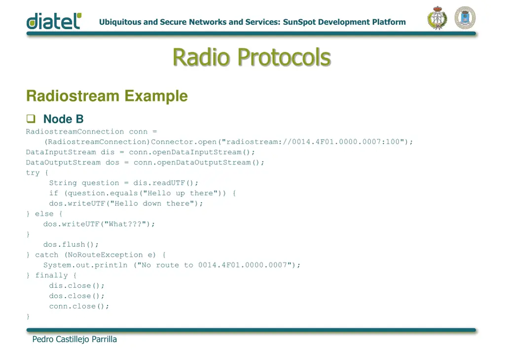 ubiquitous and secure networks and services 18