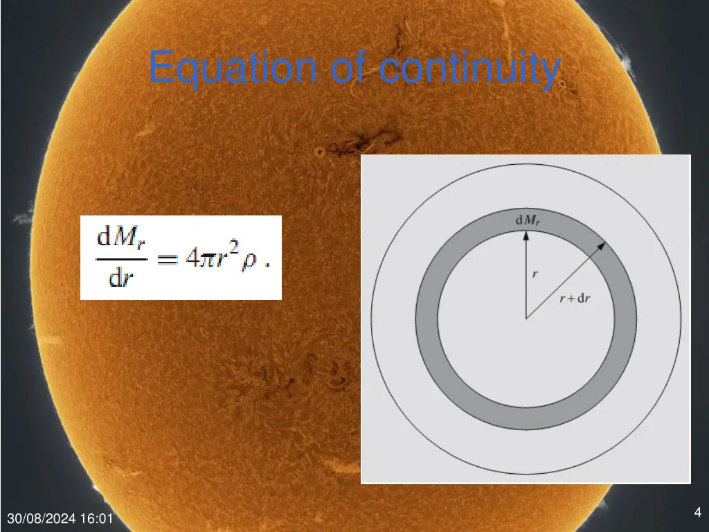 equation of continuity