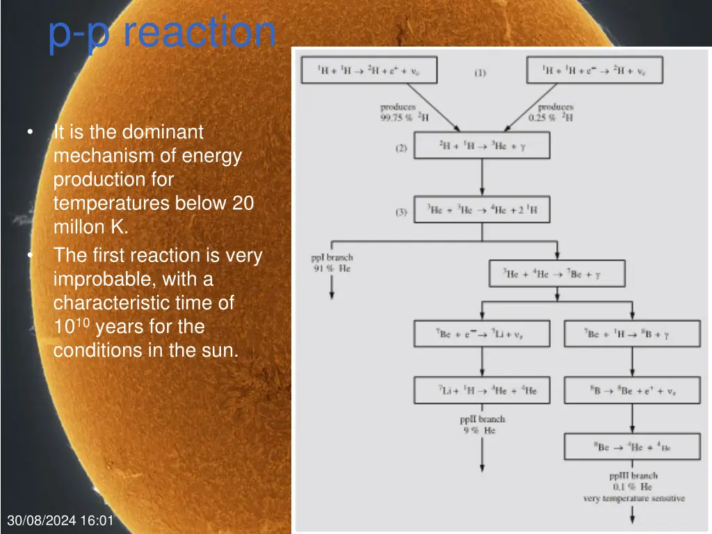 p p reaction