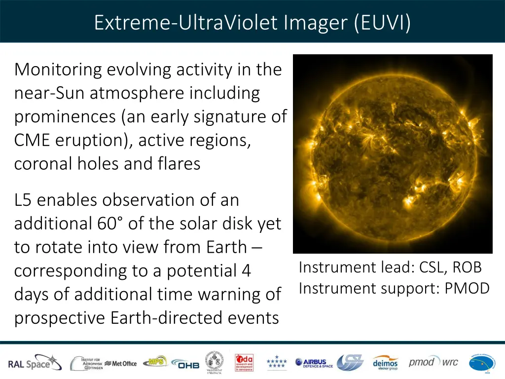 extreme ultraviolet imager euvi