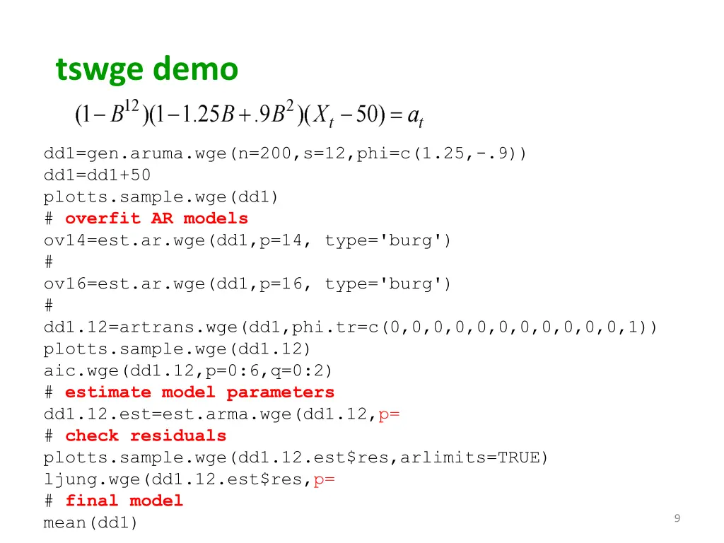 tswge demo 1