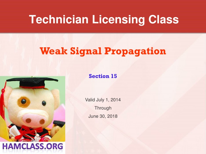 technician licensing class