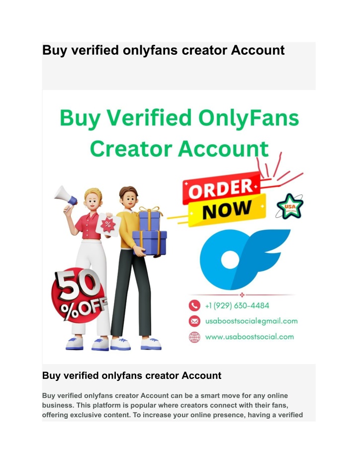 buy verified onlyfans creator account