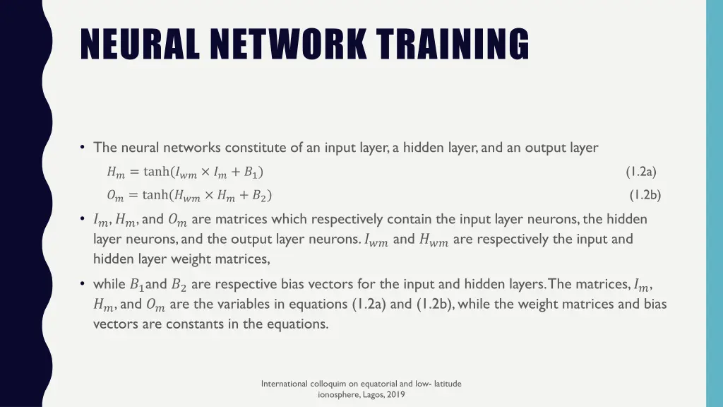 neural network training 1