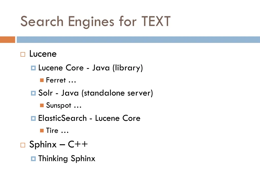 search engines for text