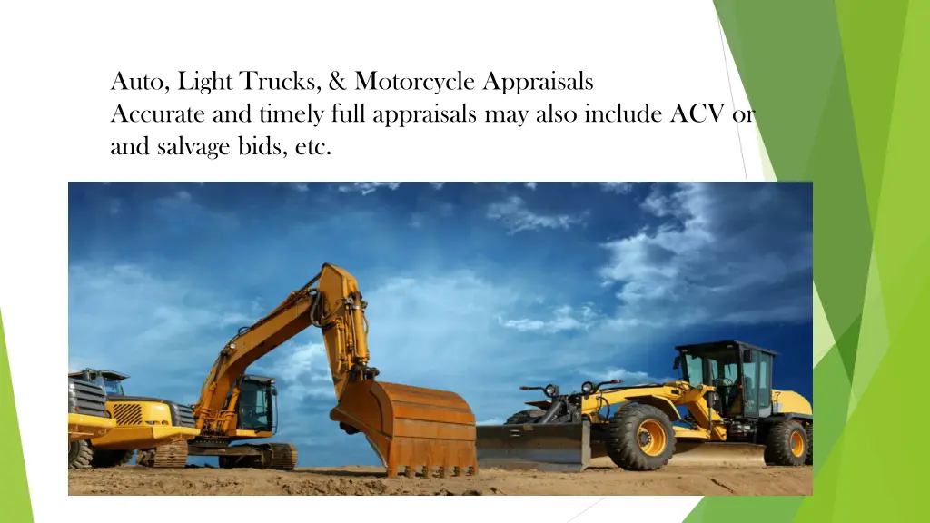 auto light trucks motorcycle appraisals accurate