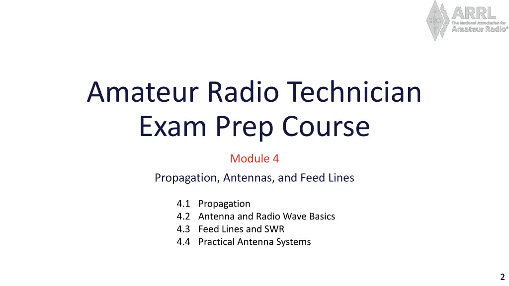 amateur radio technician exam prep course