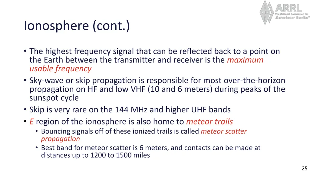 ionosphere cont